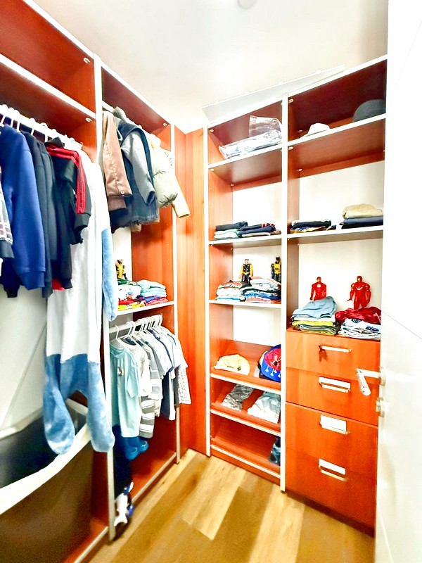Área de almacenamiento del dormitorio principal